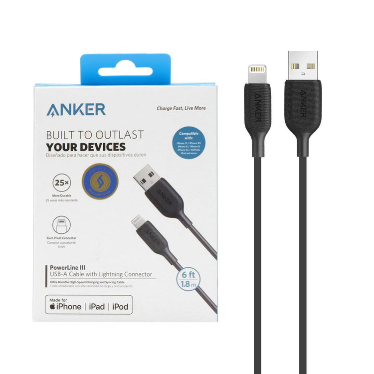 کابل تبدیل usb به لایتنینگ انکر